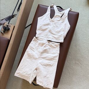 MATE the Label Cream Tank and Shorts Set